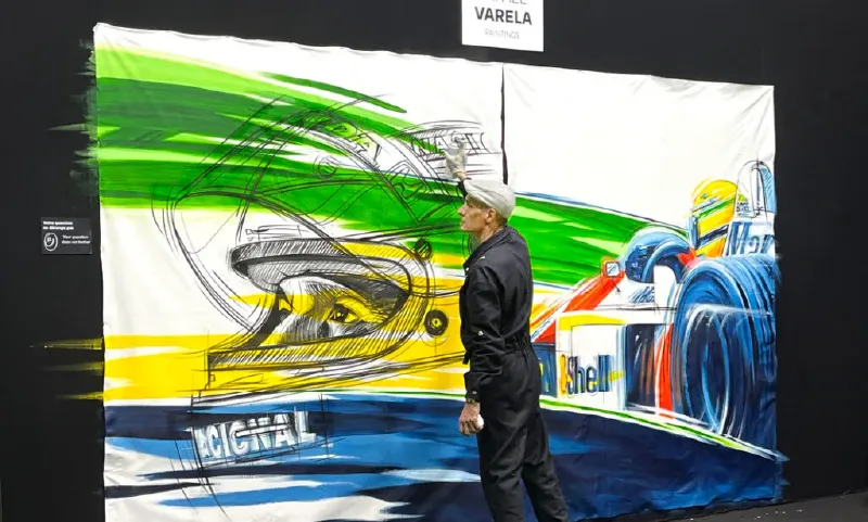 SENNA, CUATRO DÍAS Y DOS TELAS DE DOS METROS
